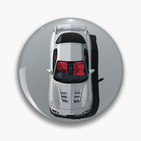 Artikelvorschau, JDM Mazda RX-7 FD Spirit R JDM Draufsicht Vektorillustration entworfen und verkauft von Motorline44.