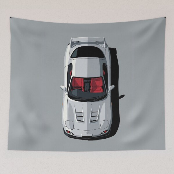 Item preview, JDM Mazda RX-7 FD Spirit R JDM Top View Vector Illustration designed and sold by Motorline44.