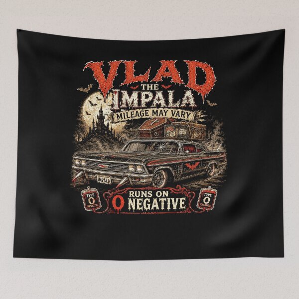 Item preview, VLAD THE IMPALA COLLECTION: O- NEGATIVE designed and sold by WheelieGdArt.