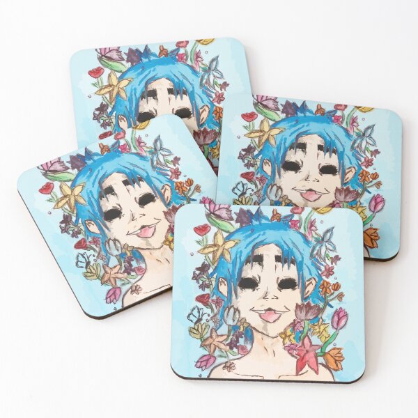 Item preview, Blue Haired Alternative Boy | Indie Cartoon Fanart designed and sold by Moo Ilustra.