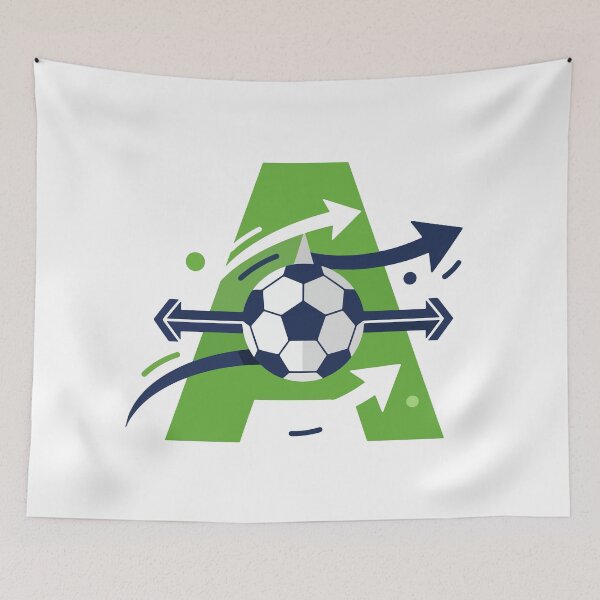 Item preview, Athletic Arena Football Monogram A designed and sold by xmoudx.