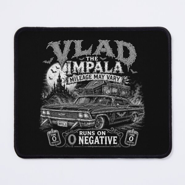 Item preview, VLAD THE IMPALA COLLECTION: O- B&W CLASSIC VIBES designed and sold by WheelieGdArt.