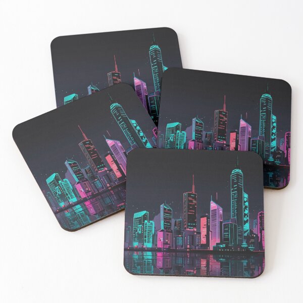 Item preview, Neon City Cyberpunk Street Art | High Contrast Spectral Anime Print designed and sold by Joy-boy-op.
