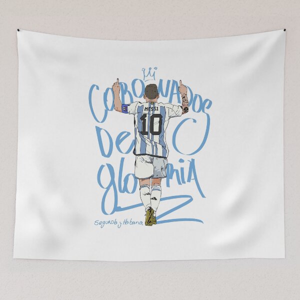 Item preview, Messi, crowned with glory designed and sold by VickyUrsini.
