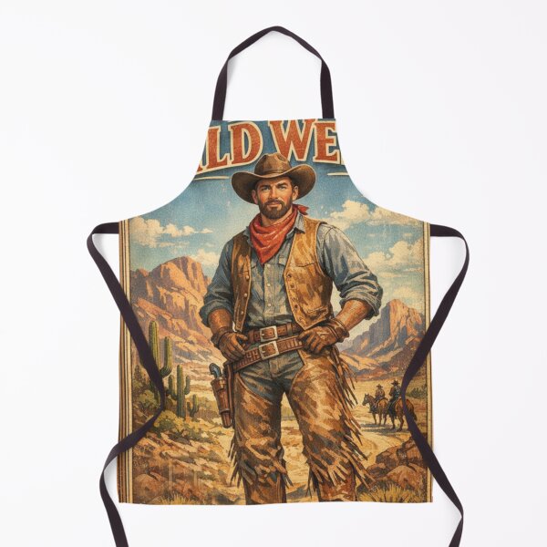 Item preview, Vintage Cowboy poster - Visit the wild West designed and sold by hollycooper.