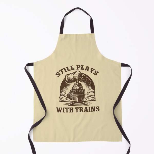 Item preview, Still Plays With Trains Vintage Steam Locomotive designed and sold by Dmetalx Art Apparel.