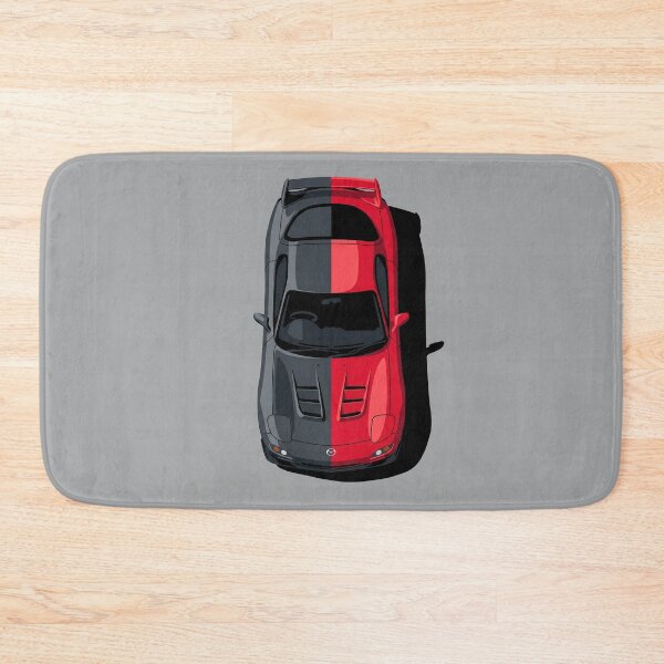Item preview, Classic Blue Mazda RX-7 FD JDM Top View Vector Illustration designed and sold by Motorline44.