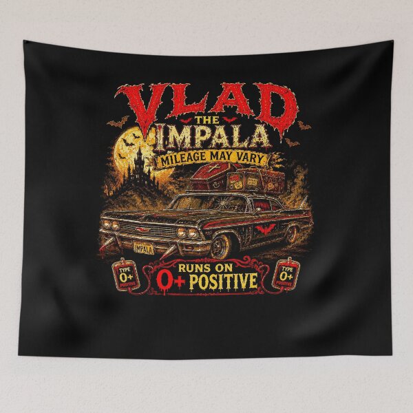 Item preview, VLAD THE IMPALA COLLECTION: O+ HI-VIBES 60'S 70'S CLASSIC designed and sold by WheelieGdArt.