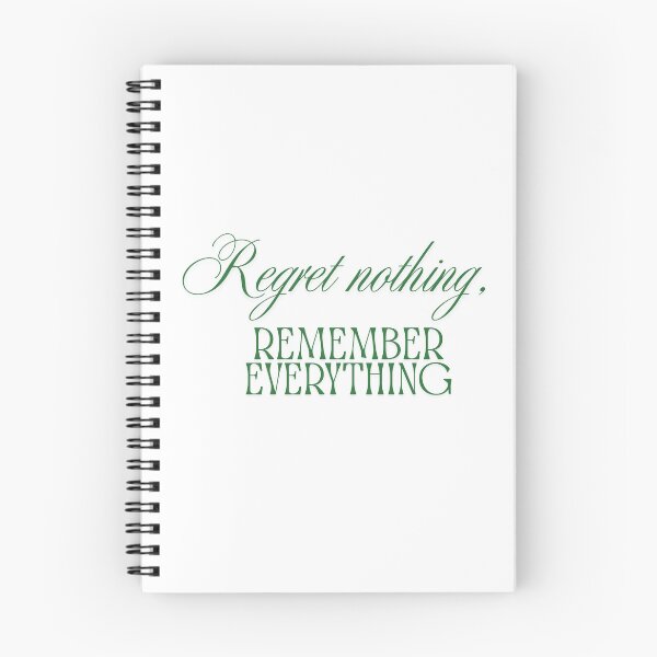 Item preview, Regret nothing minimalism quote design designed and sold by CozyAuraco.