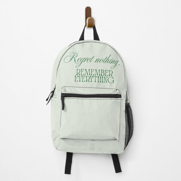 Item preview, Regret nothing minimalism quote design designed and sold by CozyAuraco.