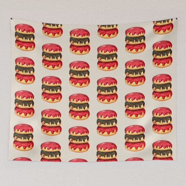 Item preview, Red Velvet Donut Illustration designed and sold by zibziby.