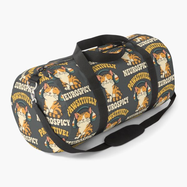 Item preview, Pawsitively Neurospicy Retro Cat designed and sold by DigitalGlade.