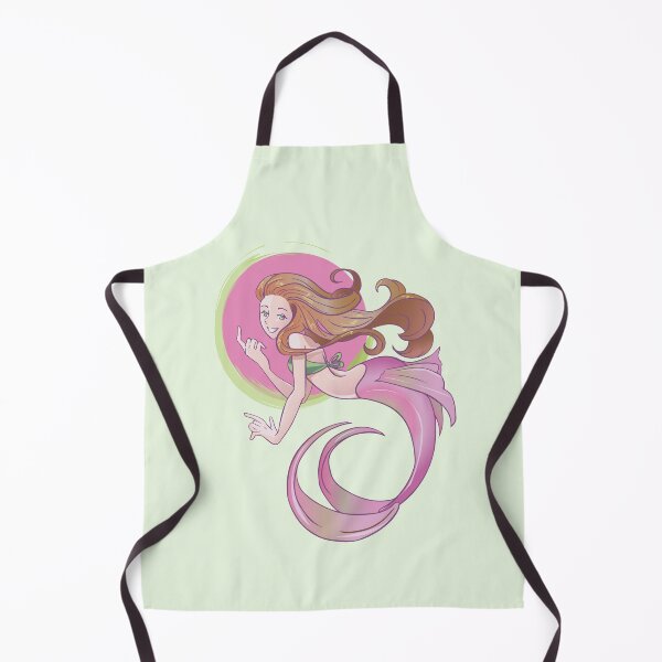 Item preview, Pink mermaid illustration designed and sold by Konopikyu.