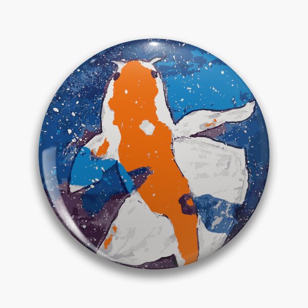 Item preview, Cosmic Koi Fish Painting | Dreamy Galaxy Art designed and sold by Moo Ilustra.