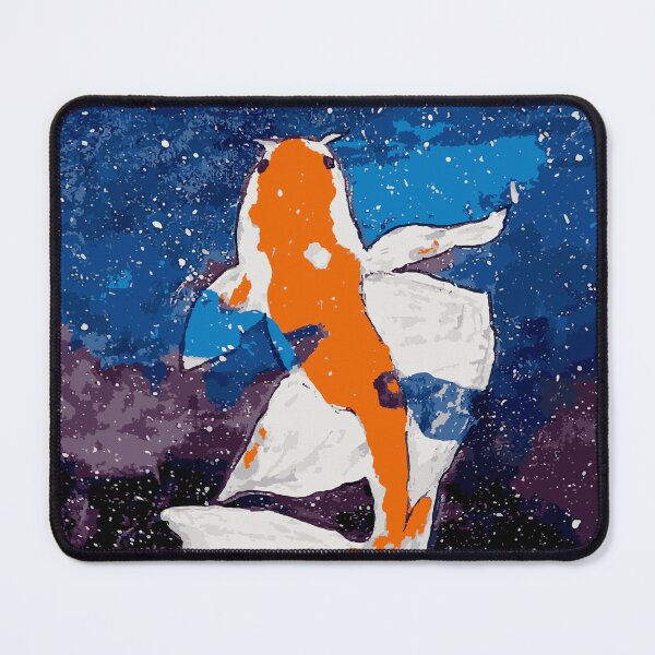 Item preview, Cosmic Koi Fish Painting | Dreamy Galaxy Art designed and sold by Moo Ilustra.