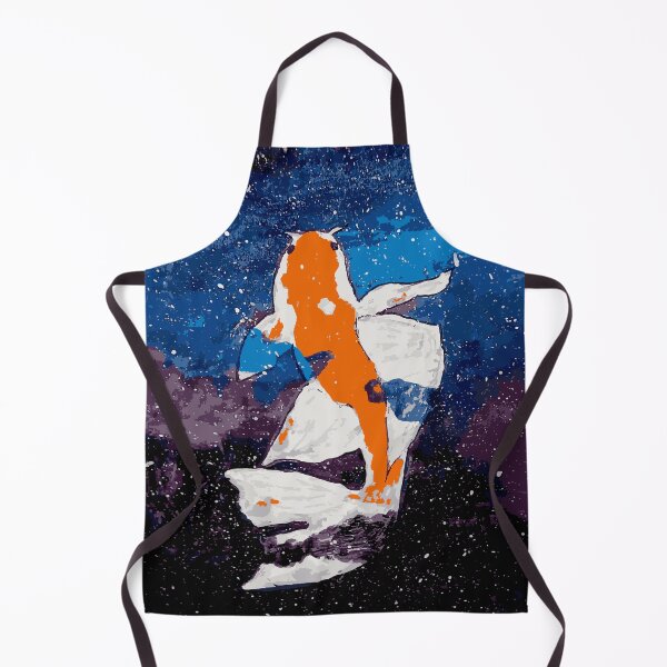 Item preview, Cosmic Koi Fish Painting | Dreamy Galaxy Art designed and sold by Moo Ilustra.