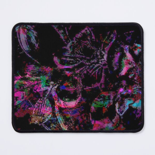 Item preview, A Garden in Mourning – Neon Gothic Floral Art designed and sold by BatNature.