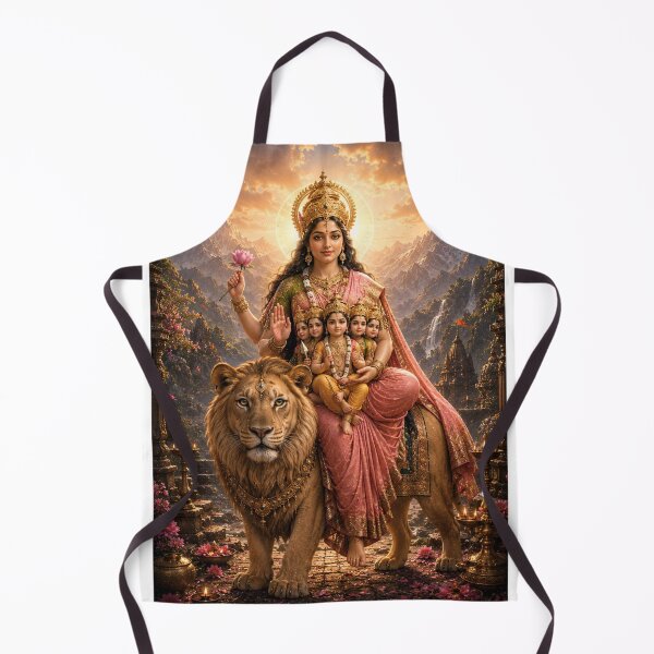 Item preview, Skandamata Goddess Navratri Art | Divine Mother Dussehra Wall Decor | Sacred Devi Poster designed and sold by Homyar.