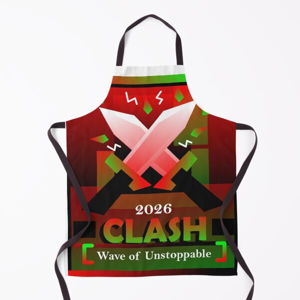 Item preview, 2026 CLASH - Retro Gaming Crossed Swords Art designed and sold by The Nomadic Designs.