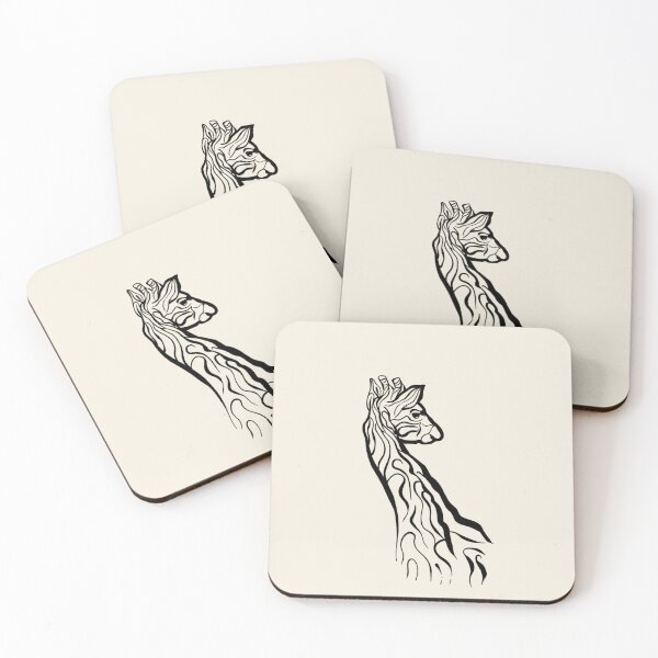 Item preview, Elegant Giraffe Flowing Line Art – Minimalist Safari Animal Design designed and sold by Digital Vector GB.