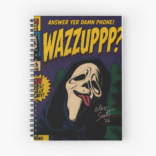 Item preview, SCREAM SCARY MOVIE WAZZUP COMIC COVER PRINT  designed and sold by Campbell0395.