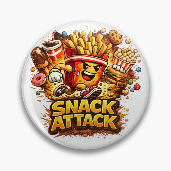 Item preview, Snack Attack Mascot designed and sold by ShirtHatch.