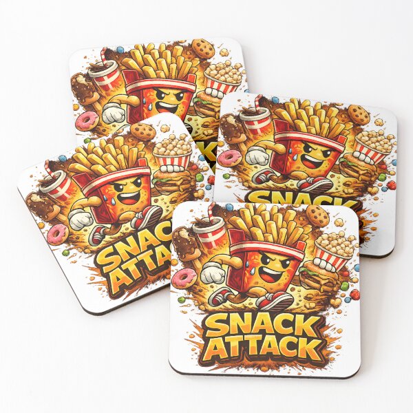 Item preview, Snack Attack Mascot designed and sold by ShirtHatch.