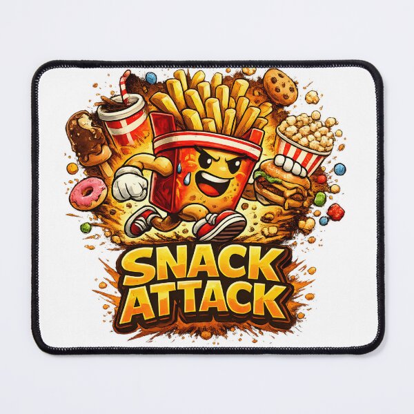 Item preview, Snack Attack Mascot designed and sold by ShirtHatch.