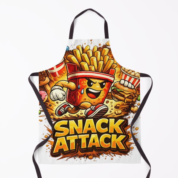 Item preview, Snack Attack Mascot designed and sold by ShirtHatch.