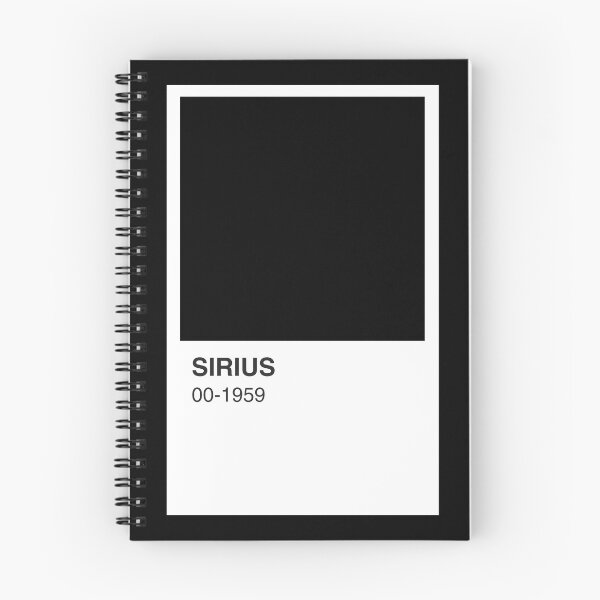 Item preview, Sirius Potter Harry Movie Book Black Colour Swatch - Black Border designed and sold by The Colourful Game.