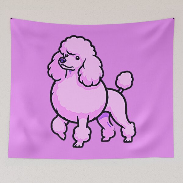 Item preview, Pink Poodle designed and sold by ViaARTfactory.