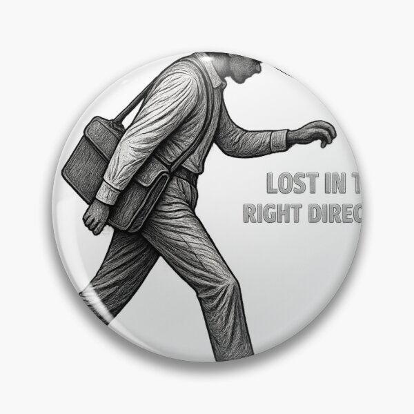 Item preview, Lost in the Right Direction Funny Surreal Walking Leaf Quote T-Shirt designed and sold by Lifehackerplus1.