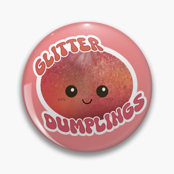 Item preview, glitter dumplings squishy pink designed and sold by MoTaraDesigns.