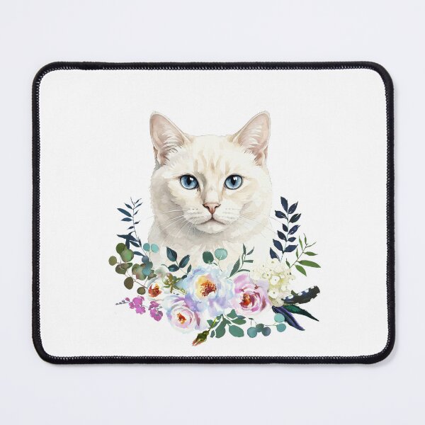 Item preview, Watercolor White Cat designed and sold by Liededrom..