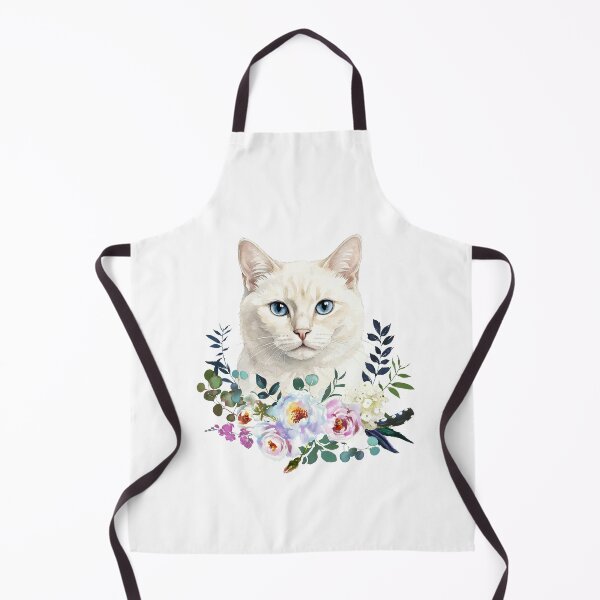 Item preview, Watercolor White Cat designed and sold by Liededrom..