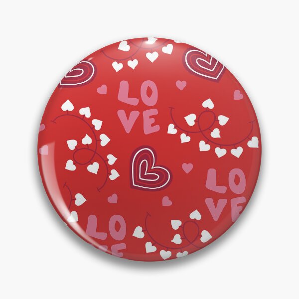 Item preview, Valentine's Day Pink "L-o-v-e" Pattern With Red Hearts designed and sold by DEC02.