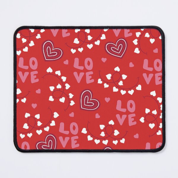 Item preview, Valentine's Day Pink "L-o-v-e" Pattern With Red Hearts designed and sold by DEC02.