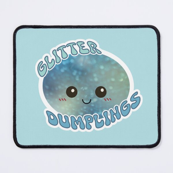 Item preview, glitter dumplins squishy blue designed and sold by MoTaraDesigns.
