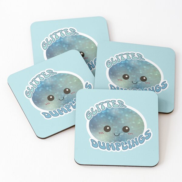 Item preview, glitter dumplins squishy blue designed and sold by MoTaraDesigns.