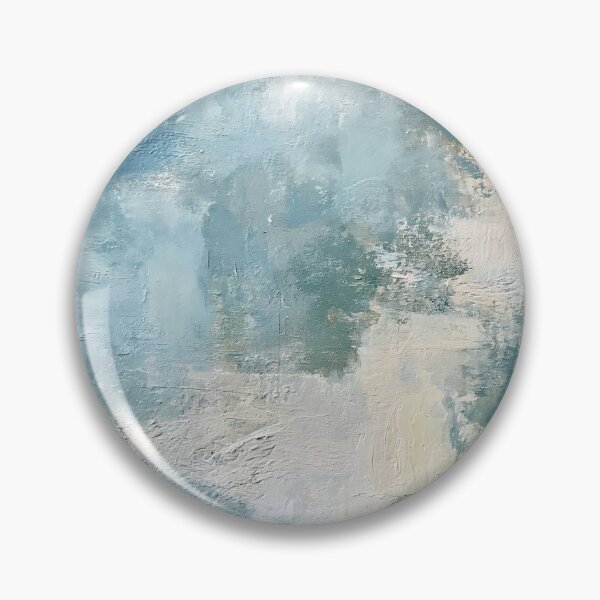 Item preview, Abstract Textured Blue Palette No. 04 - Ethereal Blue & Cream Layered Texture designed and sold by SlowRegardArt.