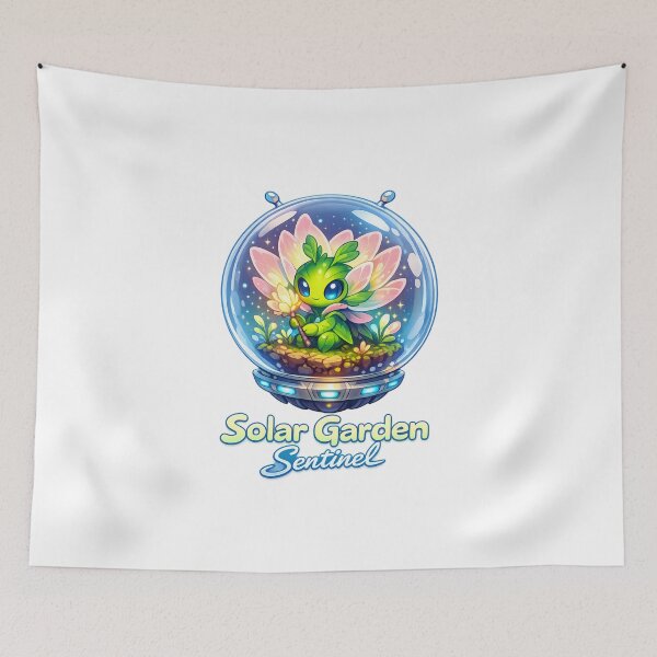 Item preview, Solar Garden Sentinel – Science Fiction designed and sold by LuveraxArt.