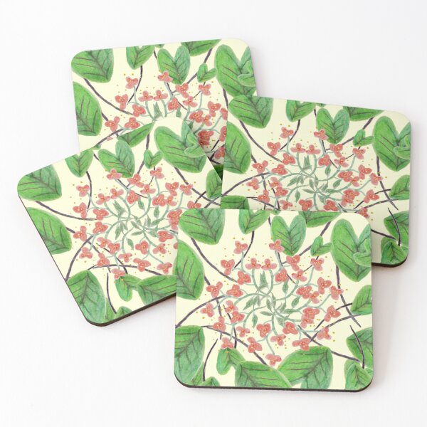 Item preview, Botanical Leaf Pattern | Cozy Nature Watercolor Art designed and sold by Moo Ilustra.