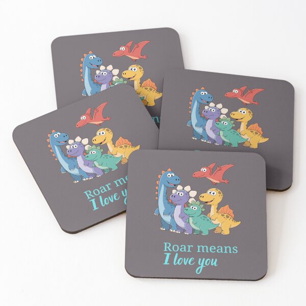Item preview, Cute Dinosaur Family Roar Means I Love You designed and sold by BCapybara.