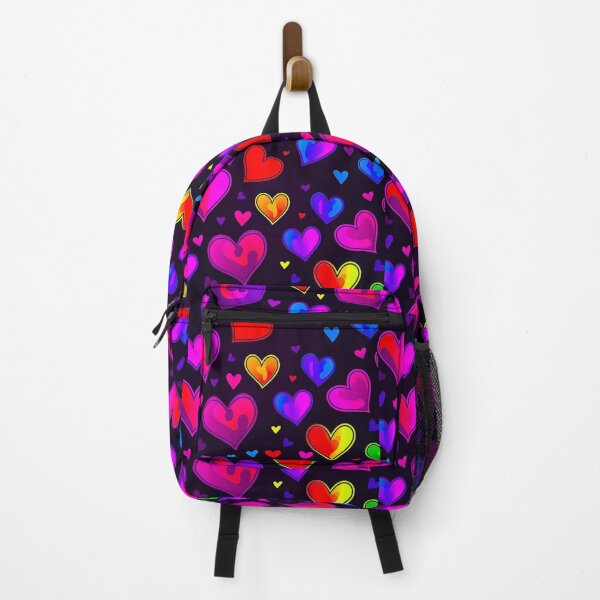 Item preview, Vibrant And Bright Neon Colorful Charming Hearts Pattern designed and sold by DEC02.
