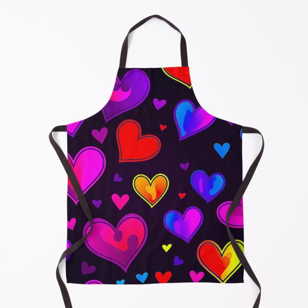 Item preview, Vibrant And Bright Neon Colorful Charming Hearts Pattern designed and sold by DEC02.