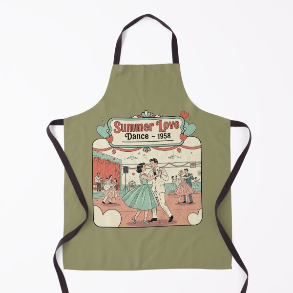 Item preview, Vintage Love Dance 1958 Vintage Retro Rockabilly Couple Graphic T-Shirt designed and sold by ObsidianUruk.