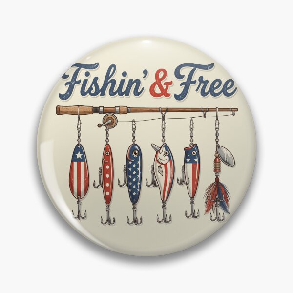 Item preview, Fishin and Free Reel Men Fish       designed and sold by MalwasBasket.
