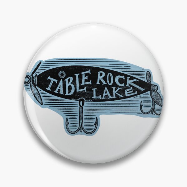 Artikelvorschau, Kopie eines Angelköders für den Table Rock Lake. entworfen und verkauft von John Morris Illustration.