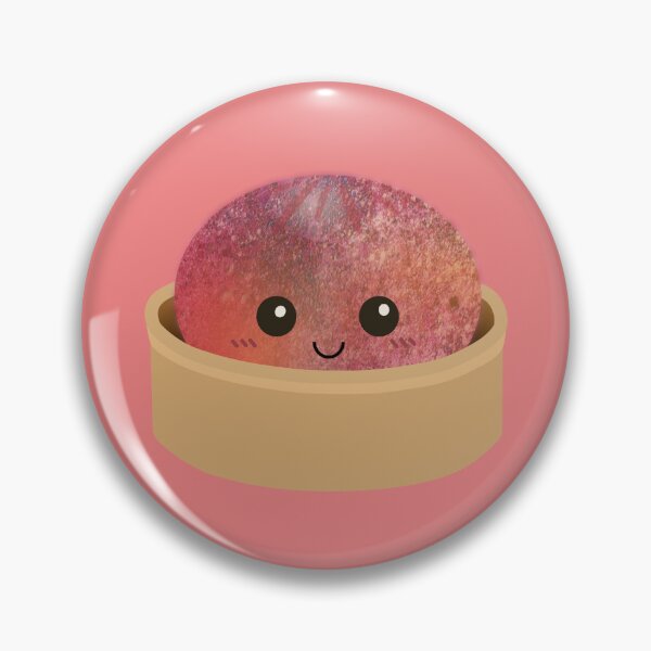 Item preview, pink glitter dumpling squishy designed and sold by MoTaraDesigns.