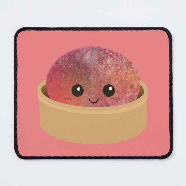 Item preview, pink glitter dumpling squishy designed and sold by MoTaraDesigns.